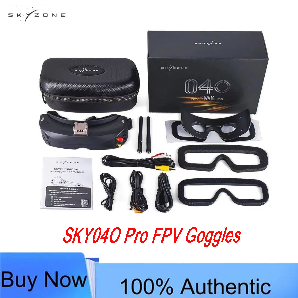 Skyzone Sky04O Pro Fpv Goggles - SKYZONE SKY04O Pro FPV Goggles -