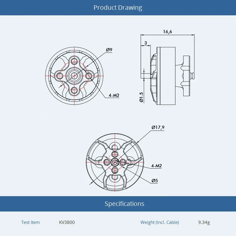 T-motor F1404 1404 2900 3800 4 - огляд і ціна Walksnail Avatar Hd Goggles X