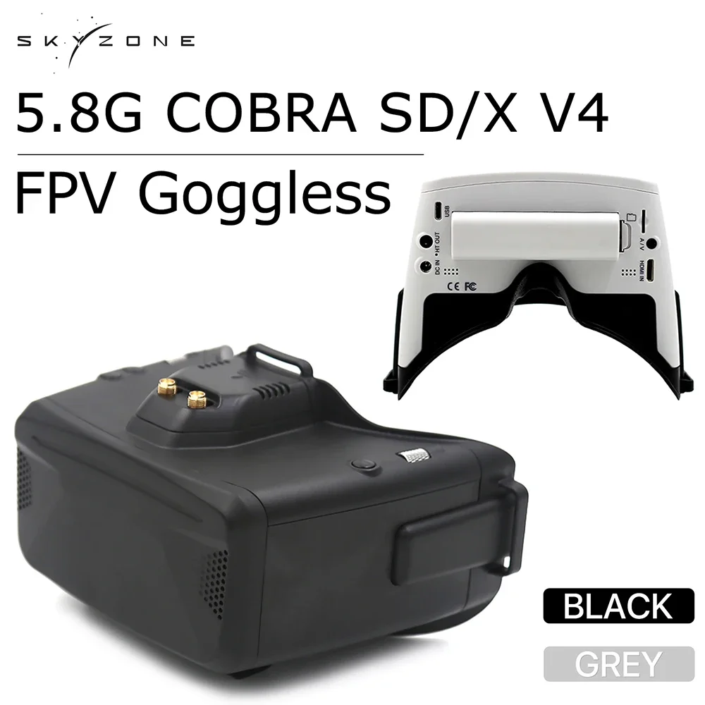 Skyzone 5.8G Cobra SD/X V4 FPV - огляд і ціна Skyzone Sky04O Pro Fpv Goggles